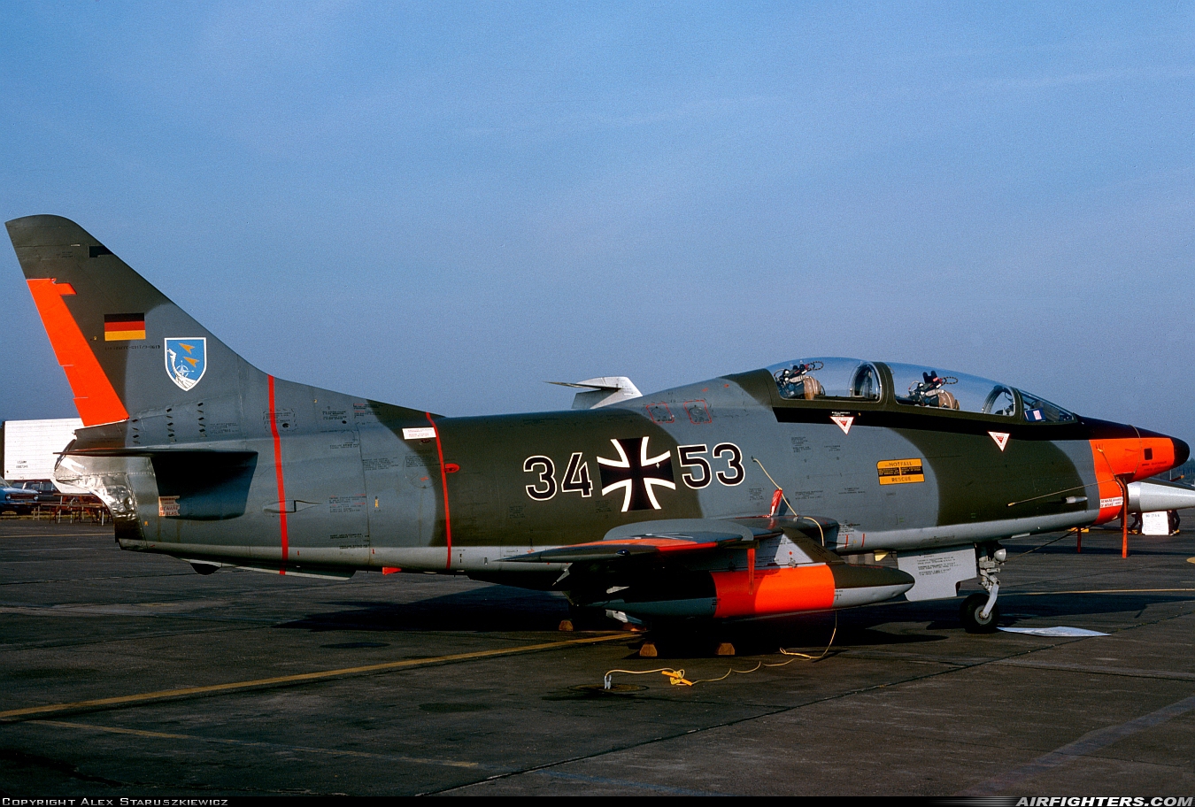 Germany - Air Force Fiat G-91T3 34+53 at Ramstein (- Landstuhl) (RMS / ETAR), Germany