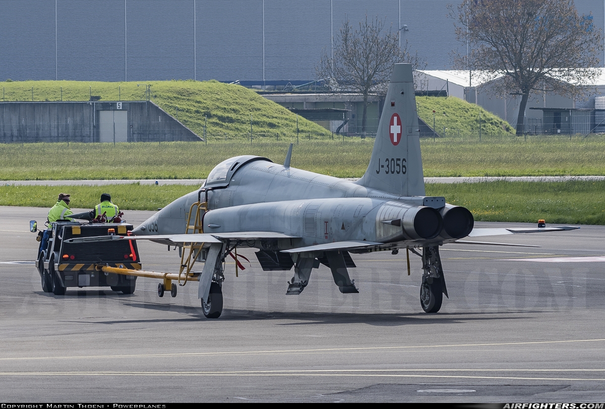 Switzerland - Air Force Northrop F-5E Tiger II J-3056 at Emmen (EML / LSME), Switzerland