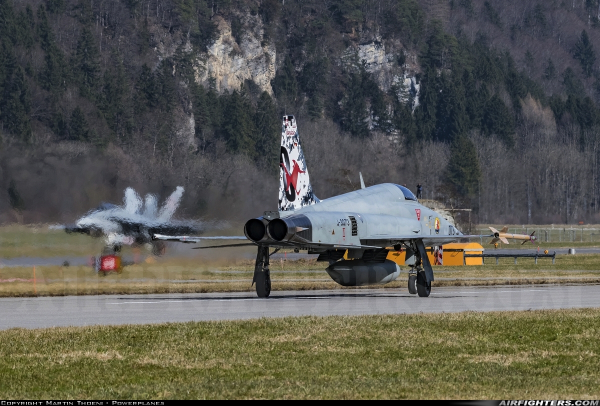 Switzerland - Air Force Northrop F-5E Tiger II J-3073 at Meiringen (LSMM), Switzerland