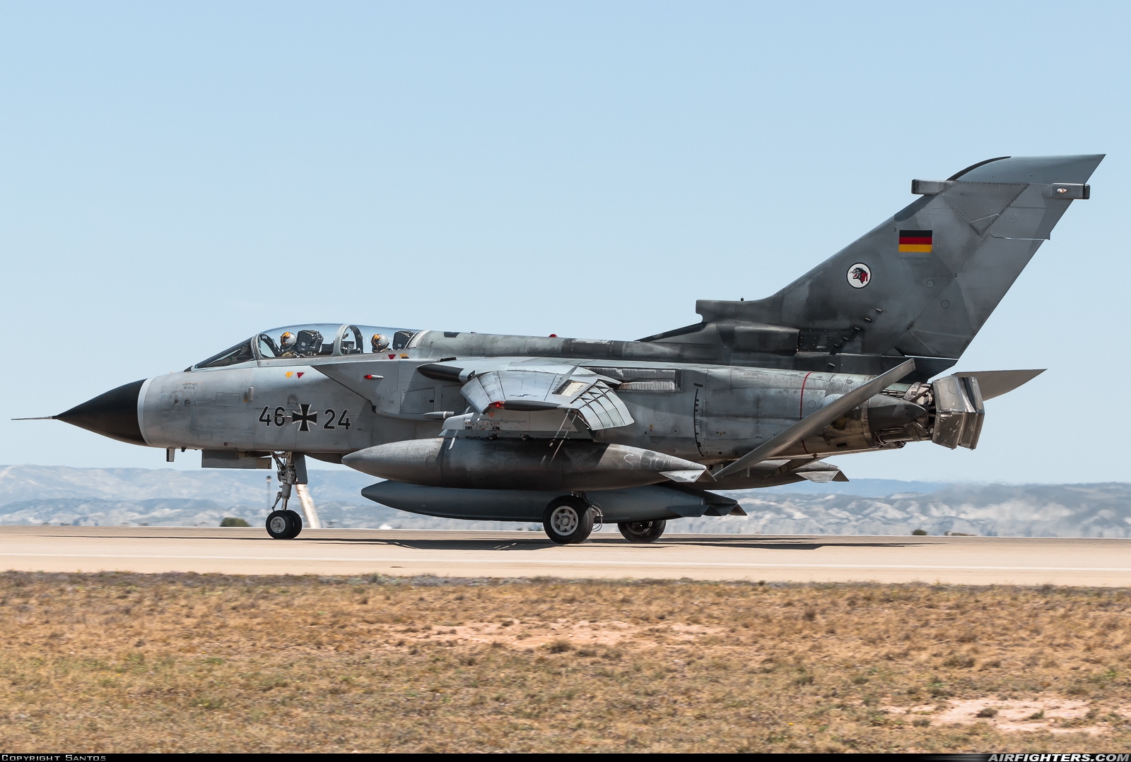 Germany - Air Force Panavia Tornado ECR 46+24 at Zaragoza (ZAZ / LEZG), Spain