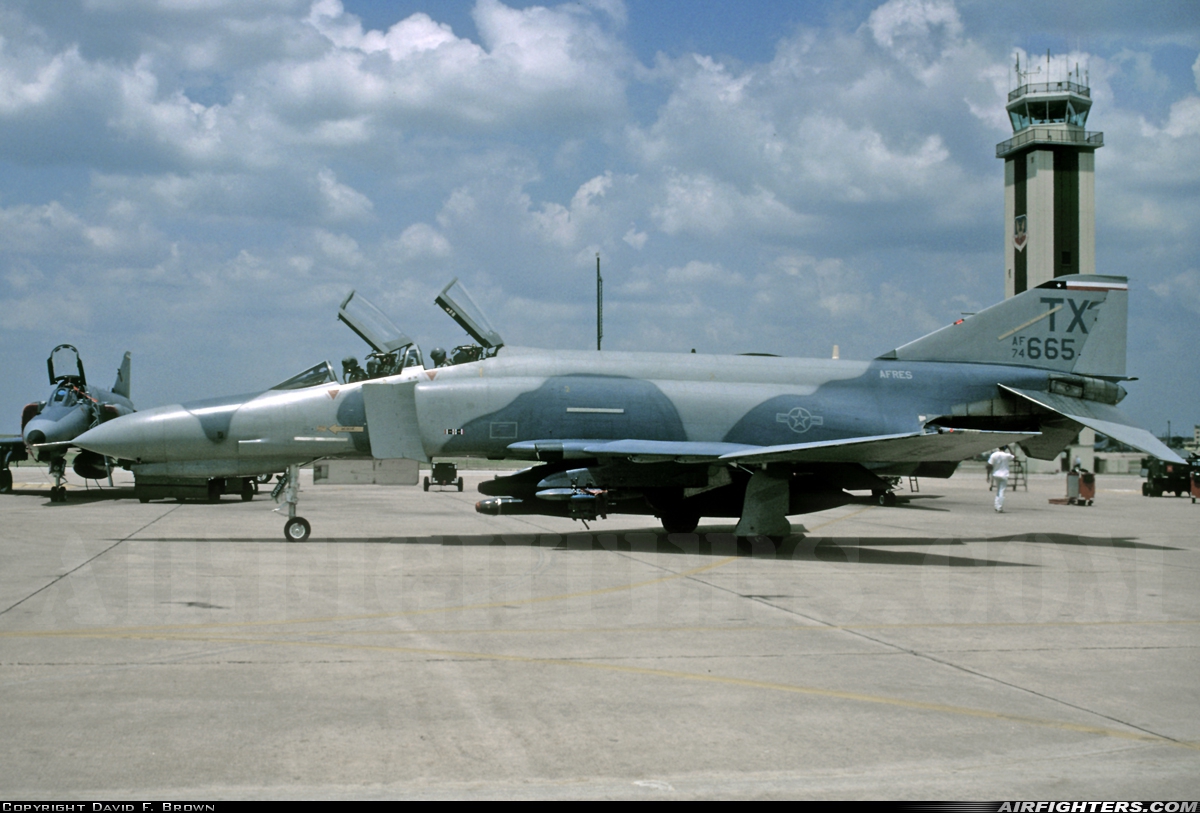 USA - Air Force McDonnell Douglas F-4E Phantom II 74-0665 at Austin - Bergstrom Int. (AFB) (AUS / KBSM), USA