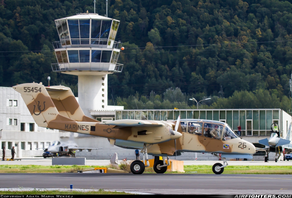 Private - Association Amicale des Avions Anciens de la Drome North American Rockwell OV-10B Bronco F-AZKM at Sion (- Sitten) (SIR / LSGS / LSMS), Switzerland