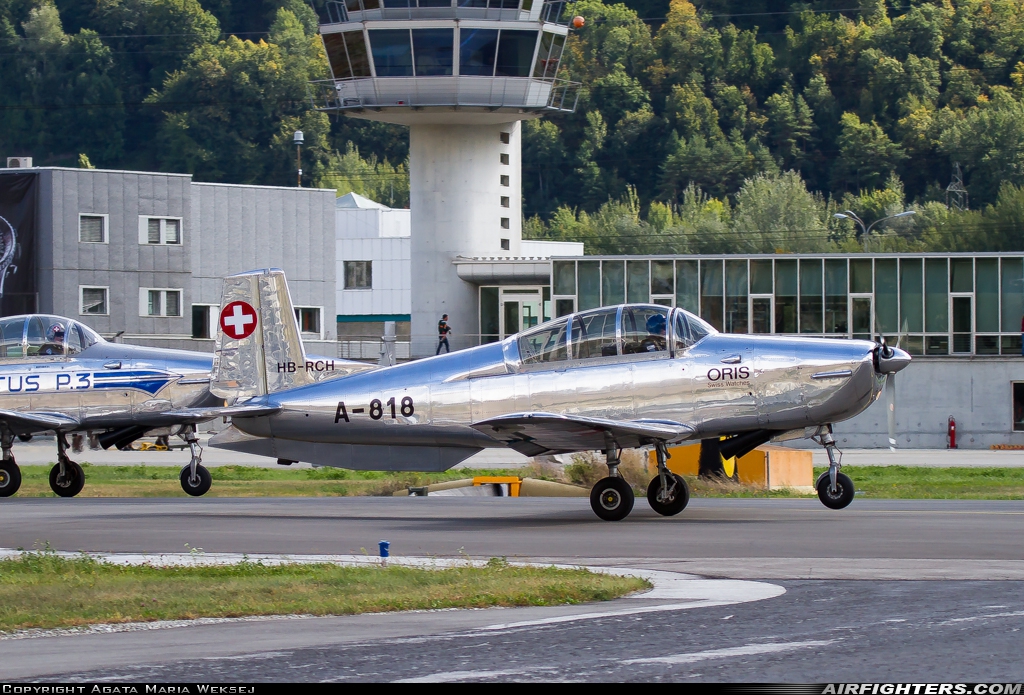 Private - P-3 Flyers Pilatus P-3-05 HB-RCH at Sion (- Sitten) (SIR / LSGS / LSMS), Switzerland