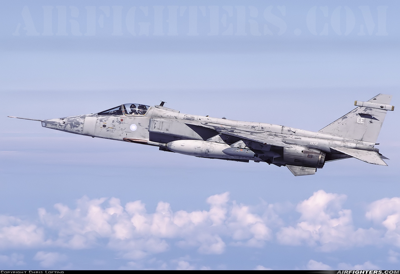 UK - Air Force Sepecat Jaguar GR3A XX737 at In Flight, UK
