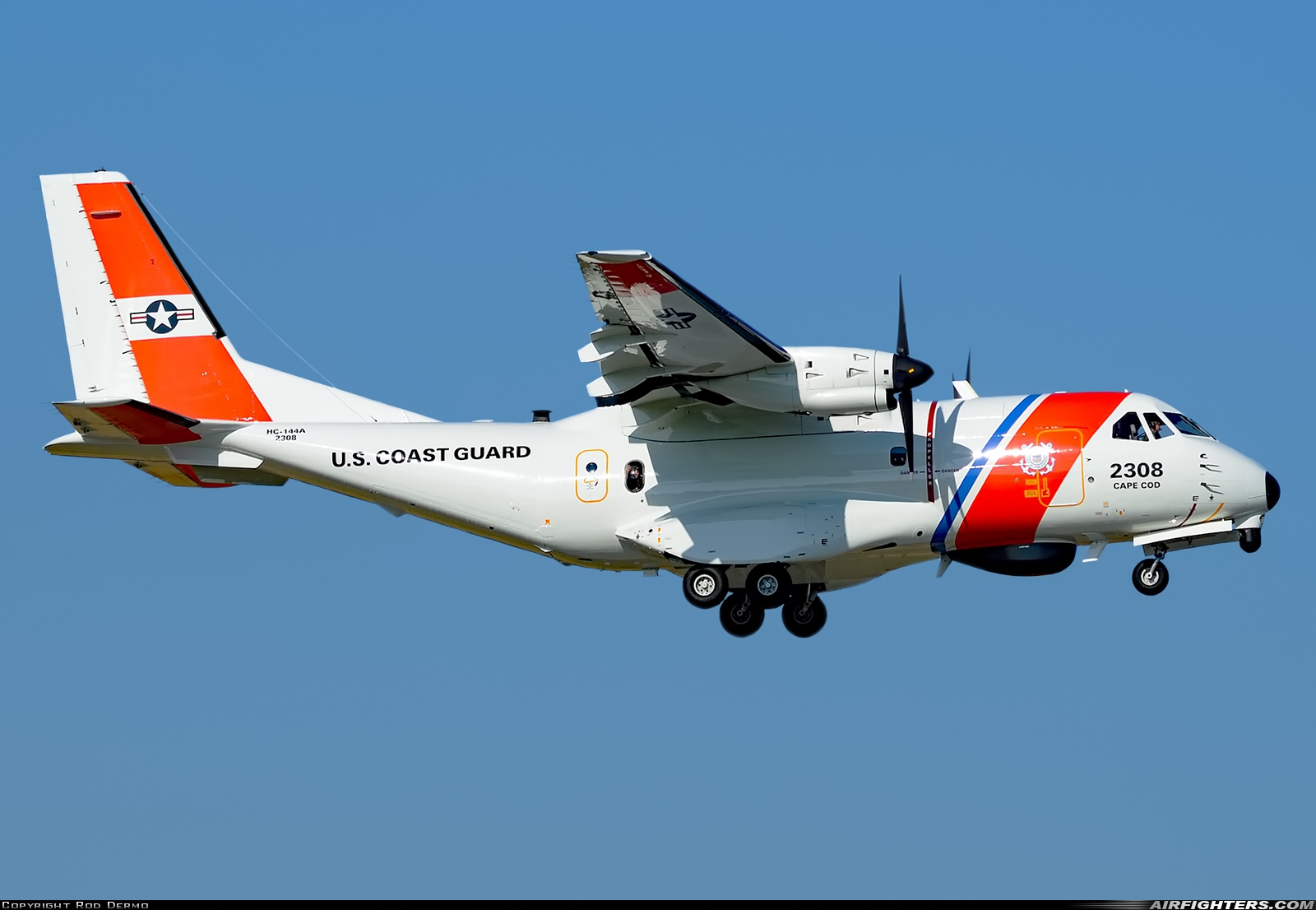 USA - Coast Guard CASA HC-144A Ocean Sentry (CN235-300MPA) 2308 at London (YXU / CYXU), Canada