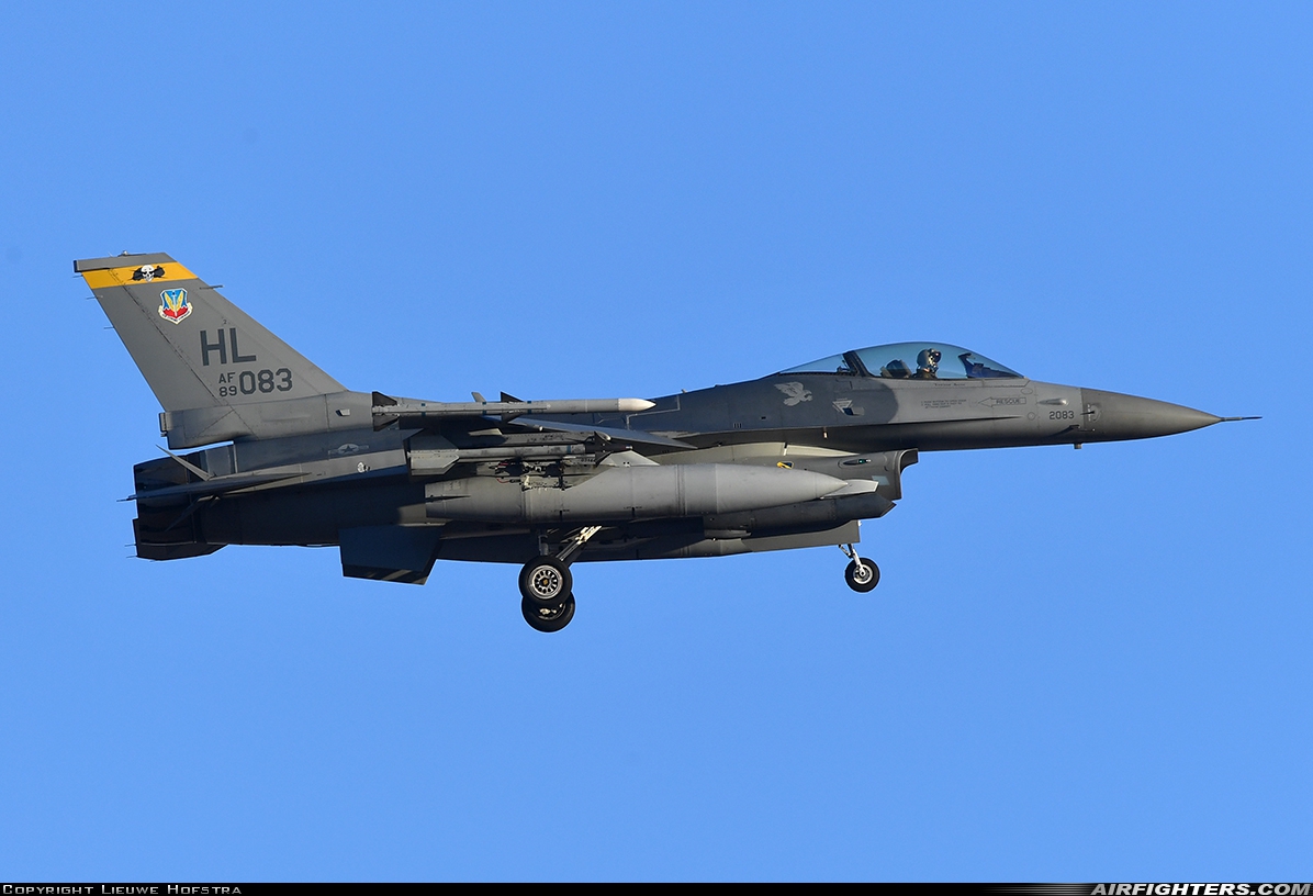 USA - Air Force General Dynamics F-16C Fighting Falcon 89-2083 at Las Vegas - Nellis AFB (LSV / KLSV), USA