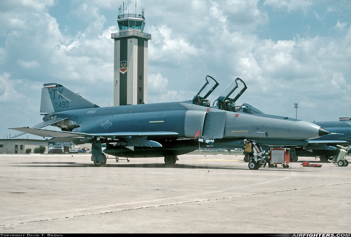 USA - Air Force McDonnell Douglas F-4E Phantom II 72-1490 at Austin - Bergstrom Int. (AFB) (AUS / KBSM), USA