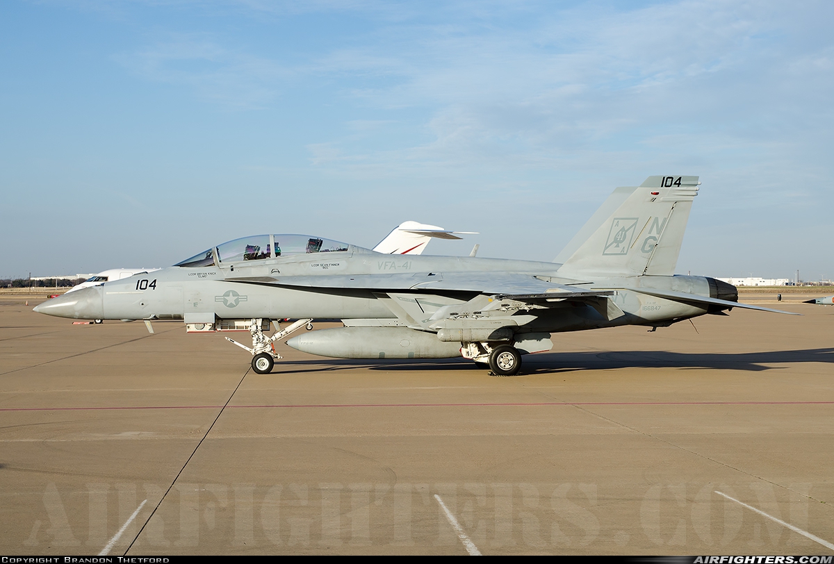 USA - Navy Boeing F/A-18F Super Hornet 166847 at Fort Worth - Alliance (AFW / KAFW), USA
