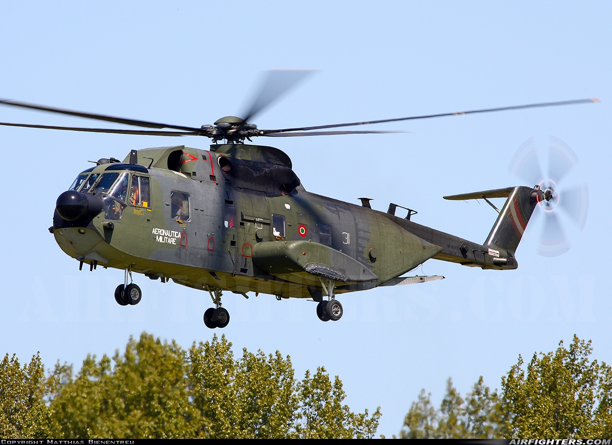 Italy - Air Force Agusta-Sikorsky HH-3F (AS-61R) MM81343 at Koksijde (EBFN), Belgium