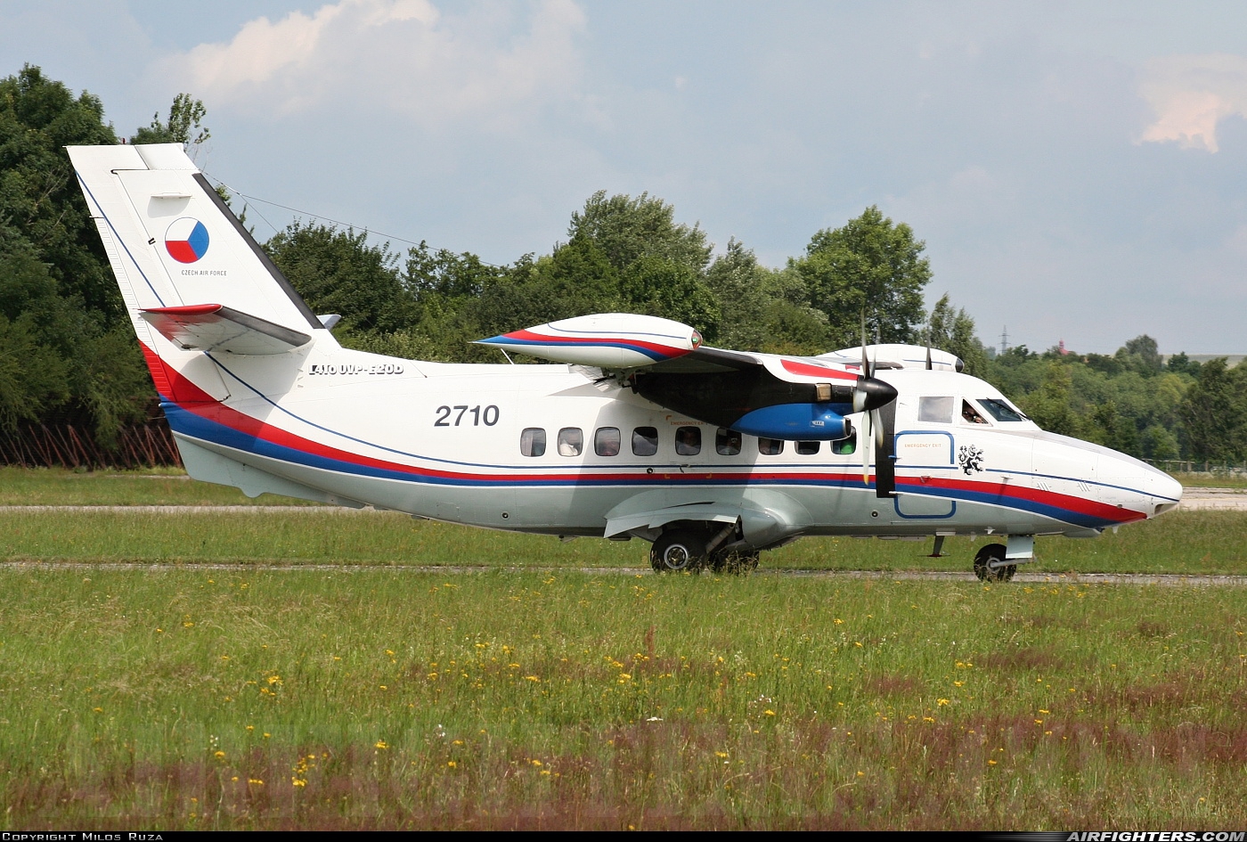 Czech Republic - Air Force LET L-410UVP-E20 2710 at Hradec Kralove (LKHK), Czech Republic