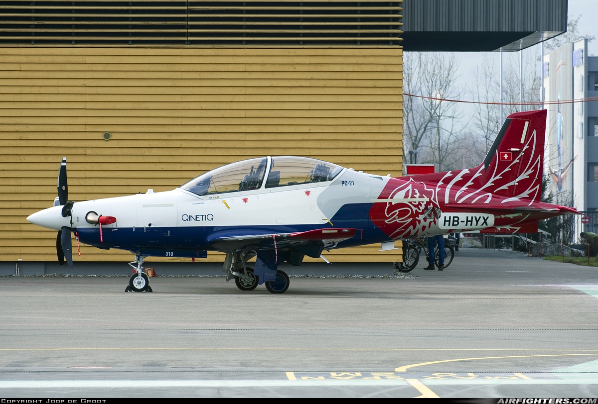 Company Owned - QinetiQ Pilatus PC-21 G-ETPA at Buochs (Stans) (LSMU / LSZC), Switzerland