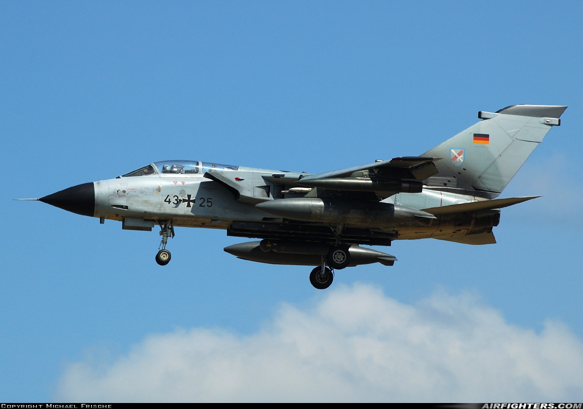 Germany - Air Force Panavia Tornado IDS 43+25 at Norvenich (ETNN), Germany