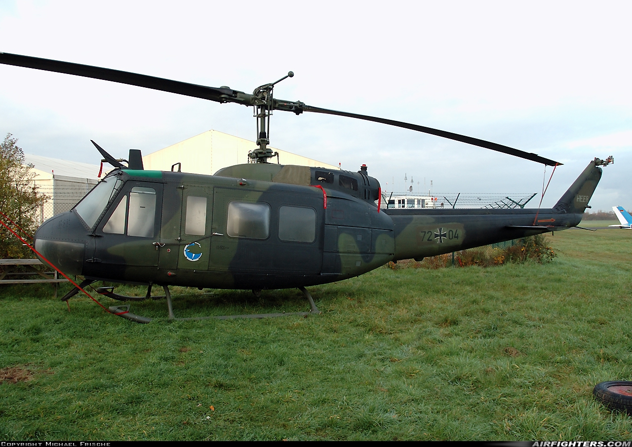 Germany - Army Bell UH-1D Iroquois (205) 72+04 at Bonn - Hangelar (BNJ / EDKB), Germany