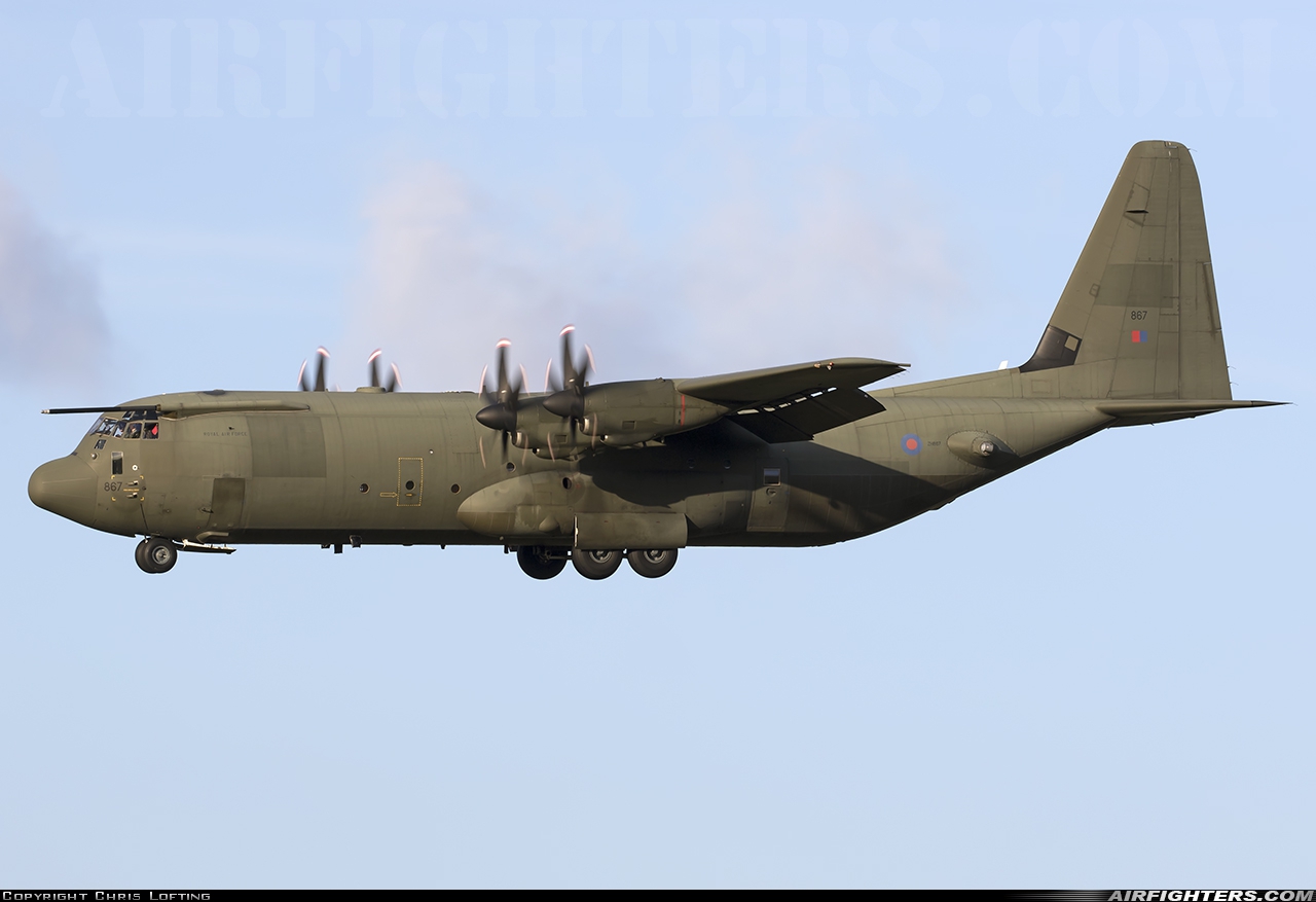 UK - Air Force Lockheed Martin Hercules C4 (C-130J-30 / L-382) ZH867 at Brize Norton (BZZ / EGVN), UK