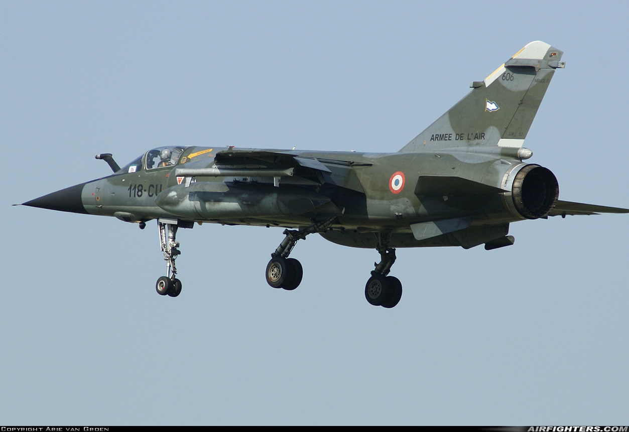 France - Air Force Dassault Mirage F1CR 606 at Leeuwarden (LWR / EHLW), Netherlands