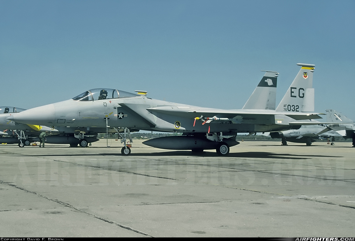 USA - Air Force McDonnell Douglas F-15A Eagle 76-0032 at Virginia Beach - Oceana NAS / Apollo Soucek Field (NTU / KNTU), USA