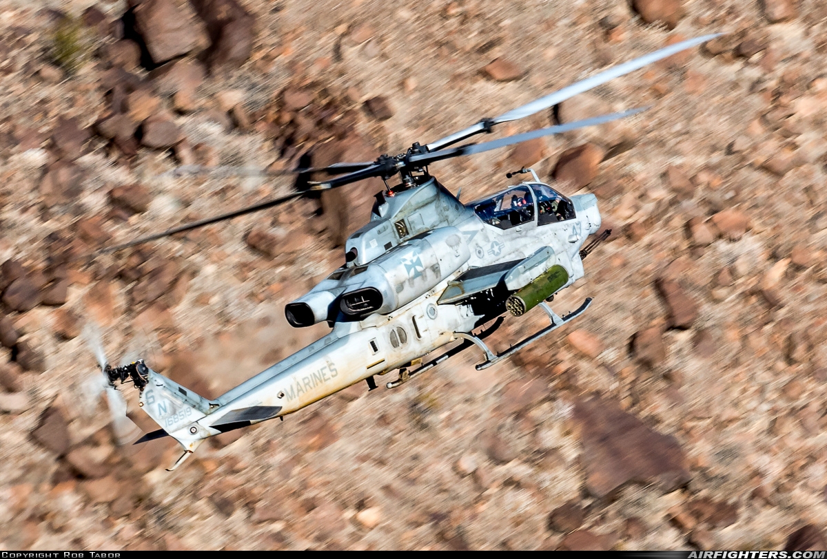USA - Marines Bell AH-1Z Viper 168519 at Off-Airport - Rainbow Canyon area, USA