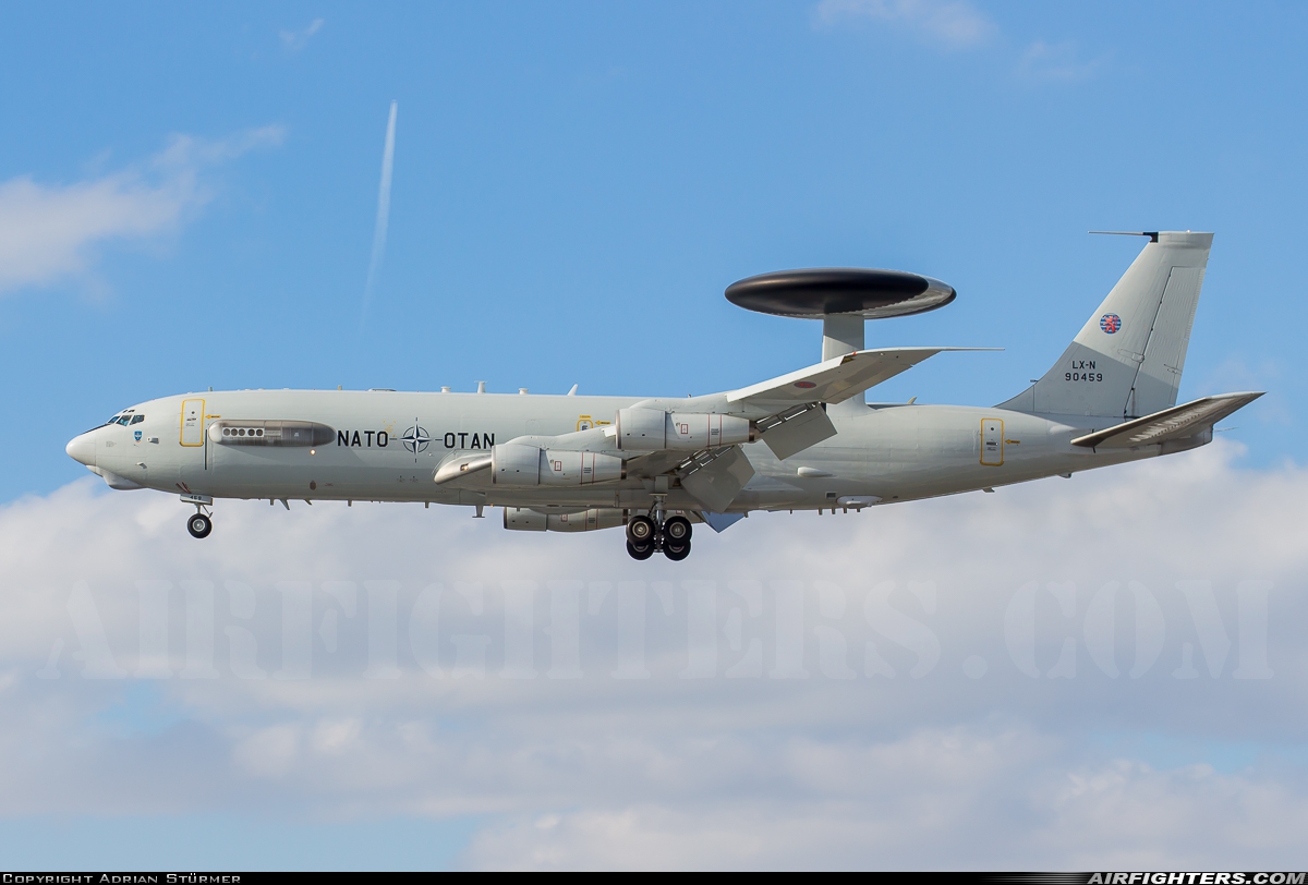Luxembourg - NATO Boeing E-3A Sentry (707-300) LX-N90459 at Spangdahlem (SPM / ETAD), Germany