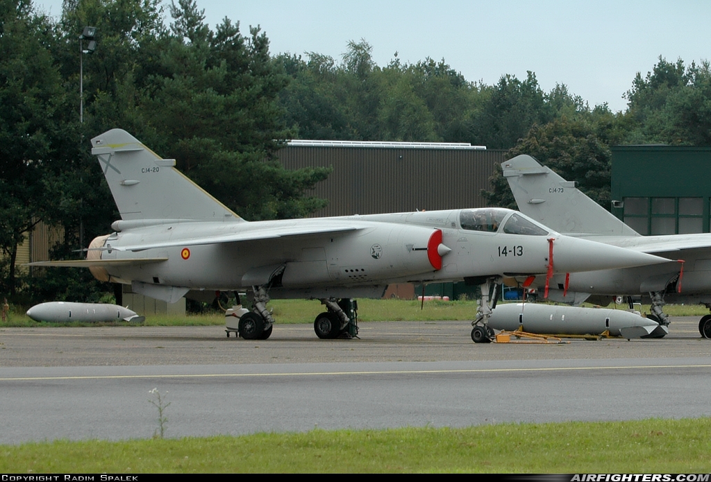 Spain - Air Force Dassault Mirage F1M C.14-20 at Kleine Brogel (EBBL), Belgium