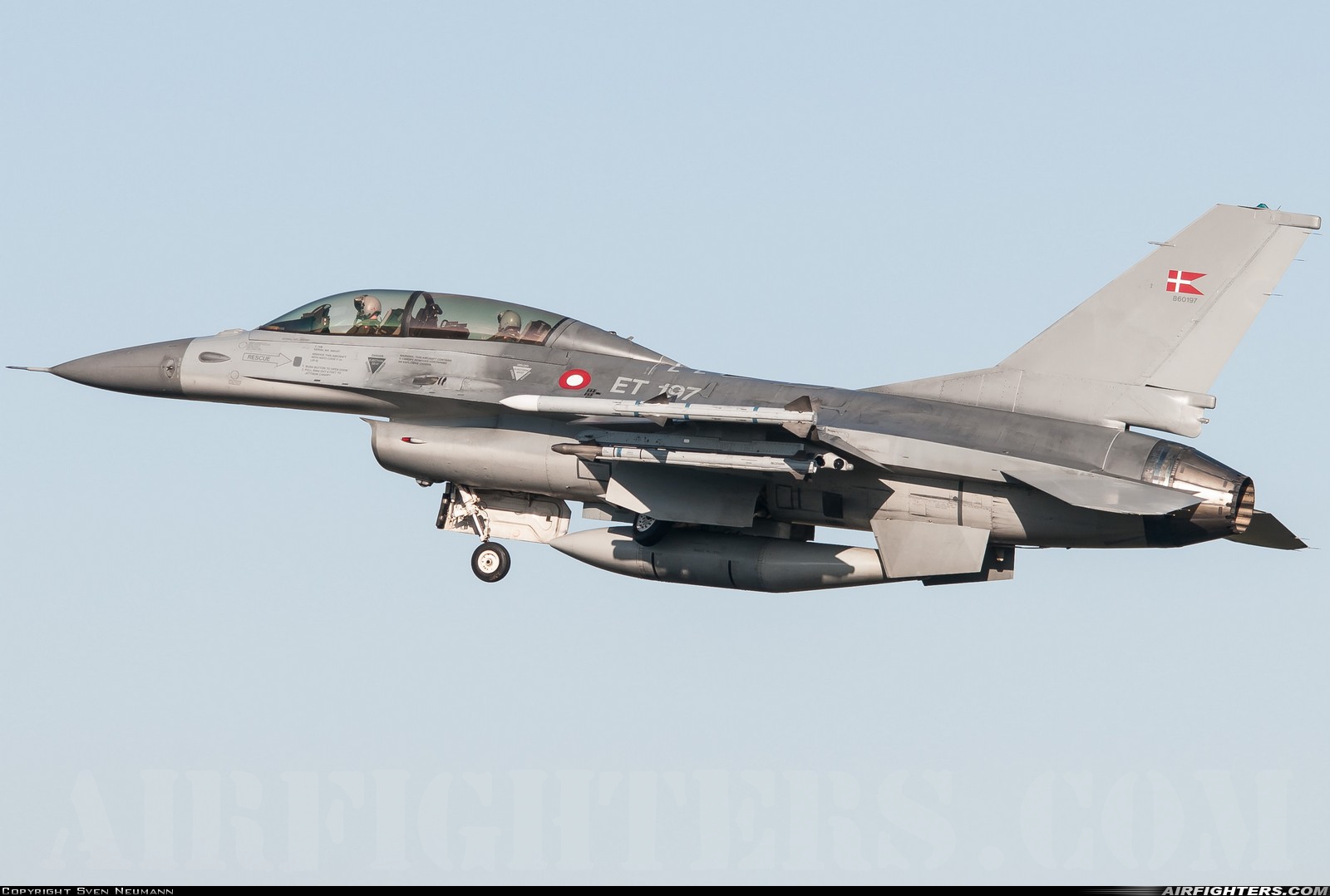 Denmark - Air Force General Dynamics F-16BM Fighting Falcon ET-197 at Wittmundhafen (Wittmund) (ETNT), Germany
