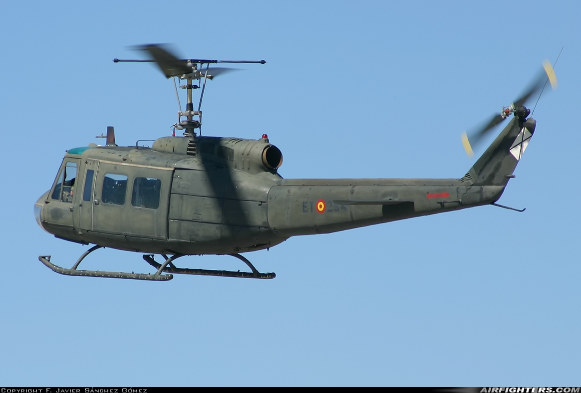 Spain - Army Bell UH-1H Iroquois (205) HU.10-17 at Madrid - Colmenar Viejo (LECV), Spain