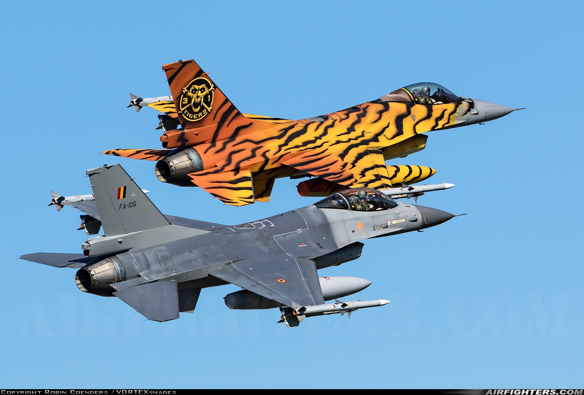 Belgium - Air Force General Dynamics F-16AM Fighting Falcon FA-106 at Breda - Gilze-Rijen (GLZ / EHGR), Netherlands
