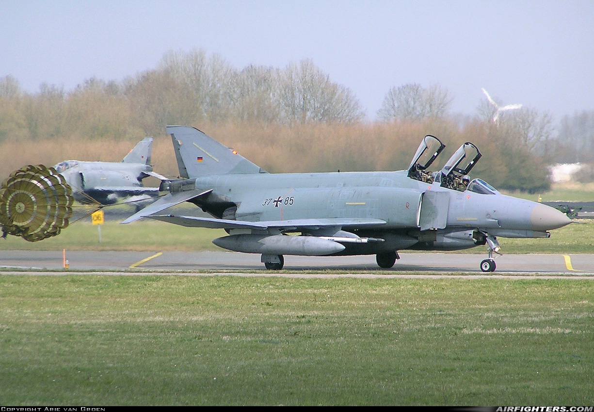 Germany - Air Force McDonnell Douglas F-4F Phantom II 37+85 at Leeuwarden (LWR / EHLW), Netherlands