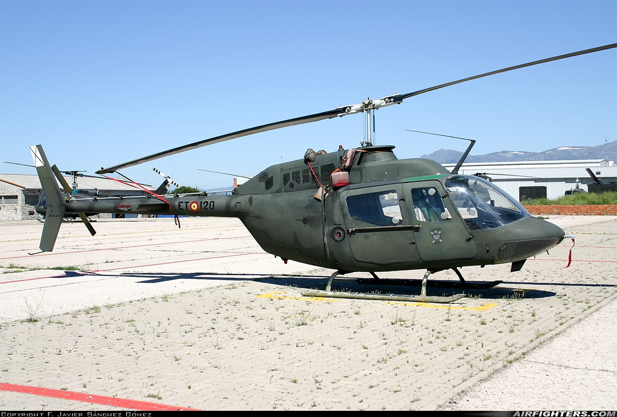 Spain - Army Bell OH-58A Kiowa (206A-1) HR.12B-11 at Colmenar Viejo (LECV), Spain