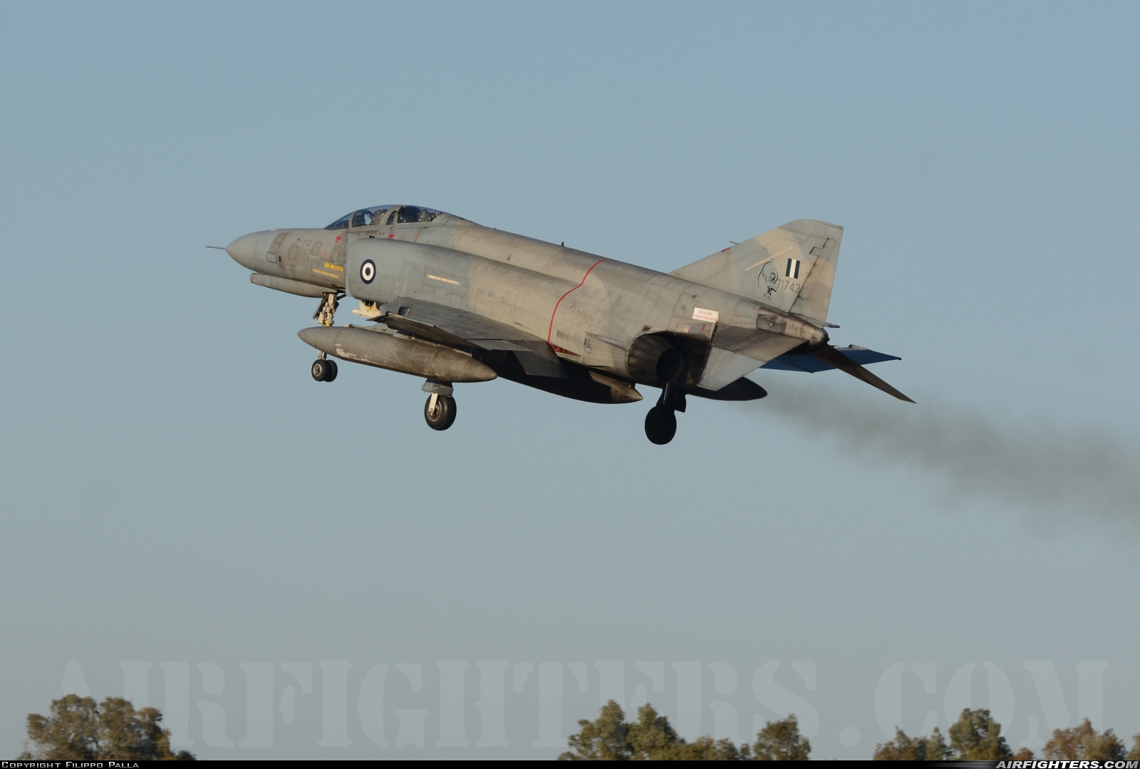 Greece - Air Force McDonnell Douglas F-4E AUP Phantom II 71743 at Decimomannu - (DCI / LIED), Italy