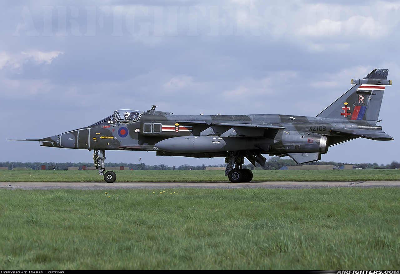 UK - Air Force Sepecat Jaguar GR1A XZ106 at Coltishall (CLF / EGYC), UK