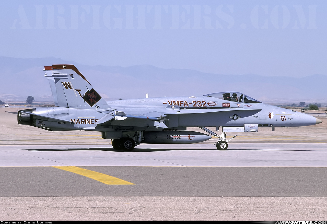 USA - Marines McDonnell Douglas F/A-18C Hornet 163714 at El Centro - NAF (NJK / KNJK), USA