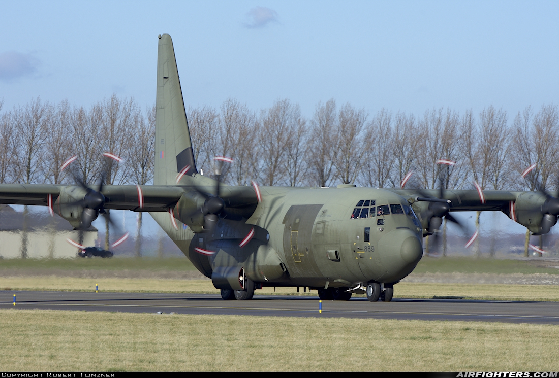 UK - Air Force Lockheed Martin Hercules C5 (C-130J / L-382) ZH889 at Amsterdam - Schiphol (AMS / EHAM), Netherlands