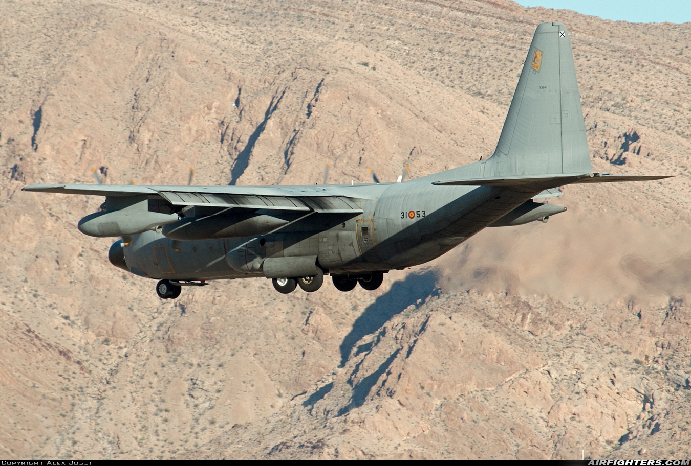 Spain - Air Force Lockheed KC-130H Hercules (L-382) TK.10-11 at Las Vegas - Nellis AFB (LSV / KLSV), USA