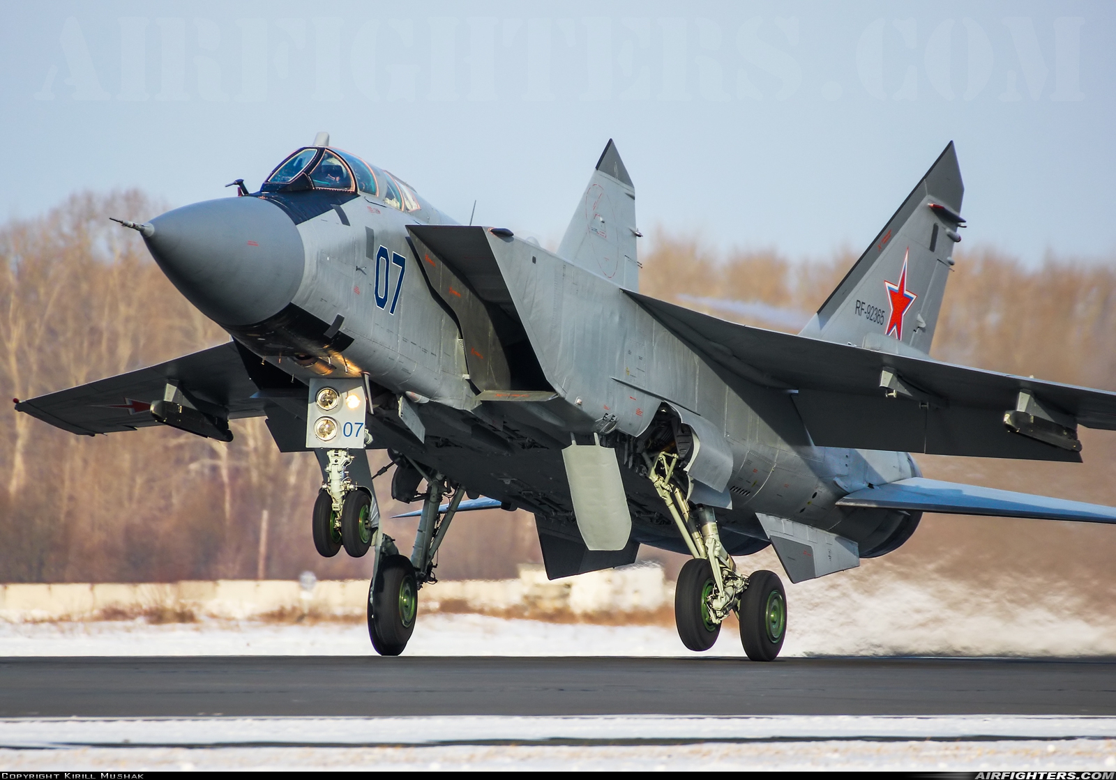 Russia - Air Force Mikoyan-Gurevich MiG-31BM RF-92365 at Withheld, Russia