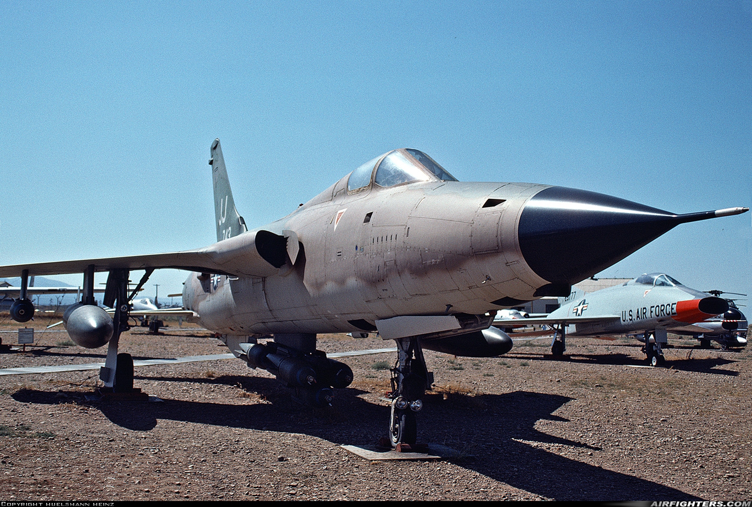 USA - Air Force Republic F-105D Thunderchief 59-1743 at Ogden - Hill AFB (HIF / KHIF), USA