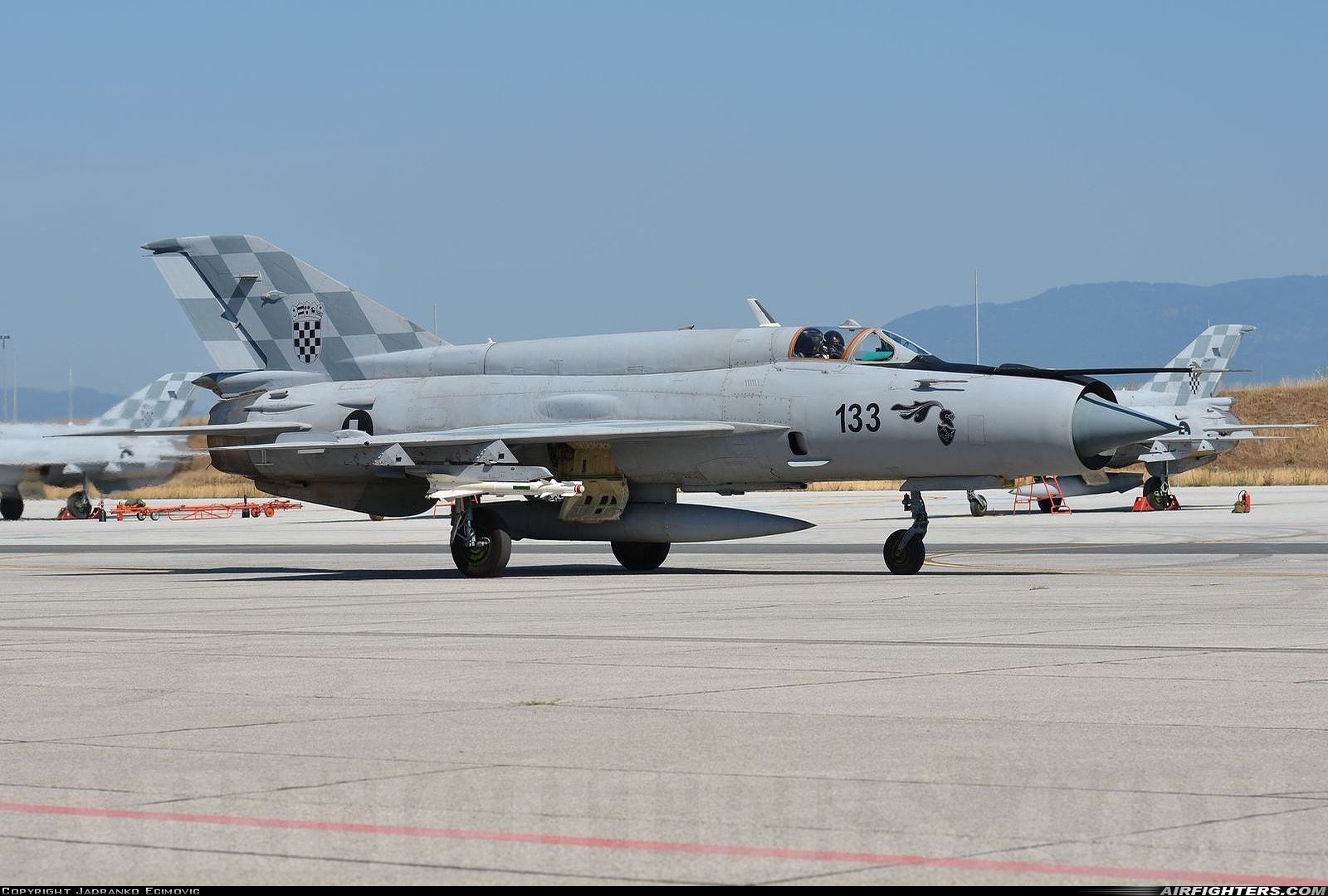 Croatia - Air Force Mikoyan-Gurevich MiG-21bis 133 at Zagreb - Pleso (ZAG / LDZA), Croatia