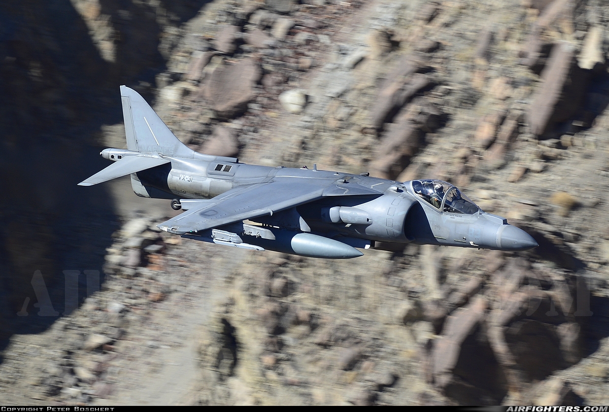 USA - Marines McDonnell Douglas AV-8B+ Harrier ll 165305 at Off-Airport - Rainbow Canyon area, USA