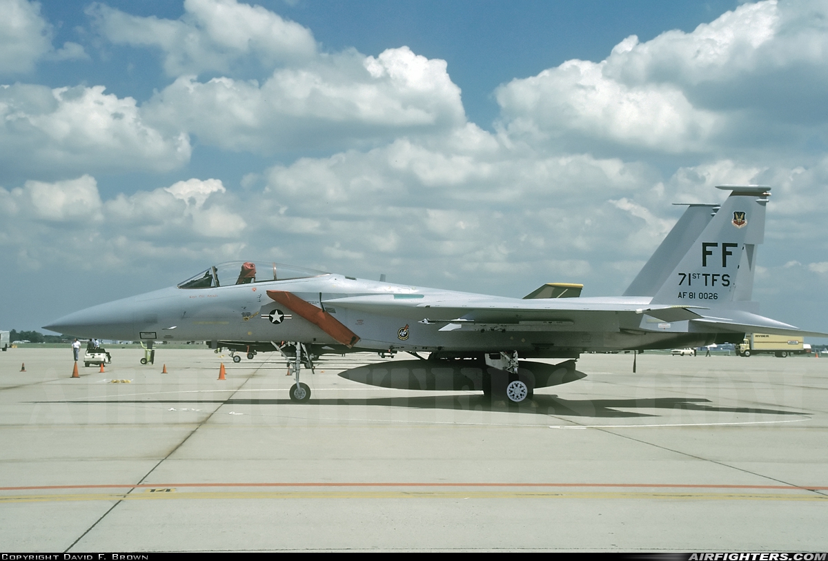 USA - Air Force McDonnell Douglas F-15C Eagle 81-0026 at Camp Springs - Andrews AFB (Washington NAF) (ADW / NSF / KADW), USA
