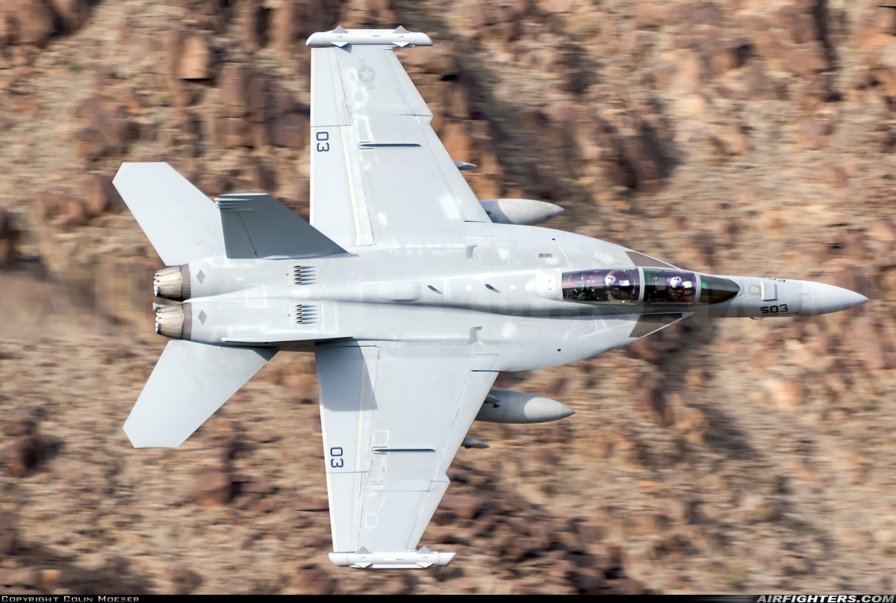 USA - Navy Boeing EA-18G Growler 169131 at Off-Airport - Death Valley, USA