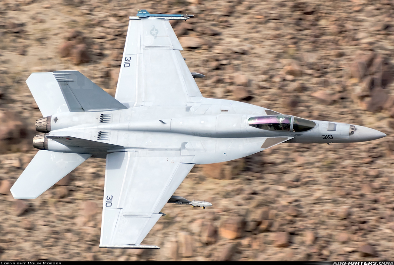 USA - Navy Boeing F/A-18E Super Hornet 168875 at Off-Airport - Death Valley, USA