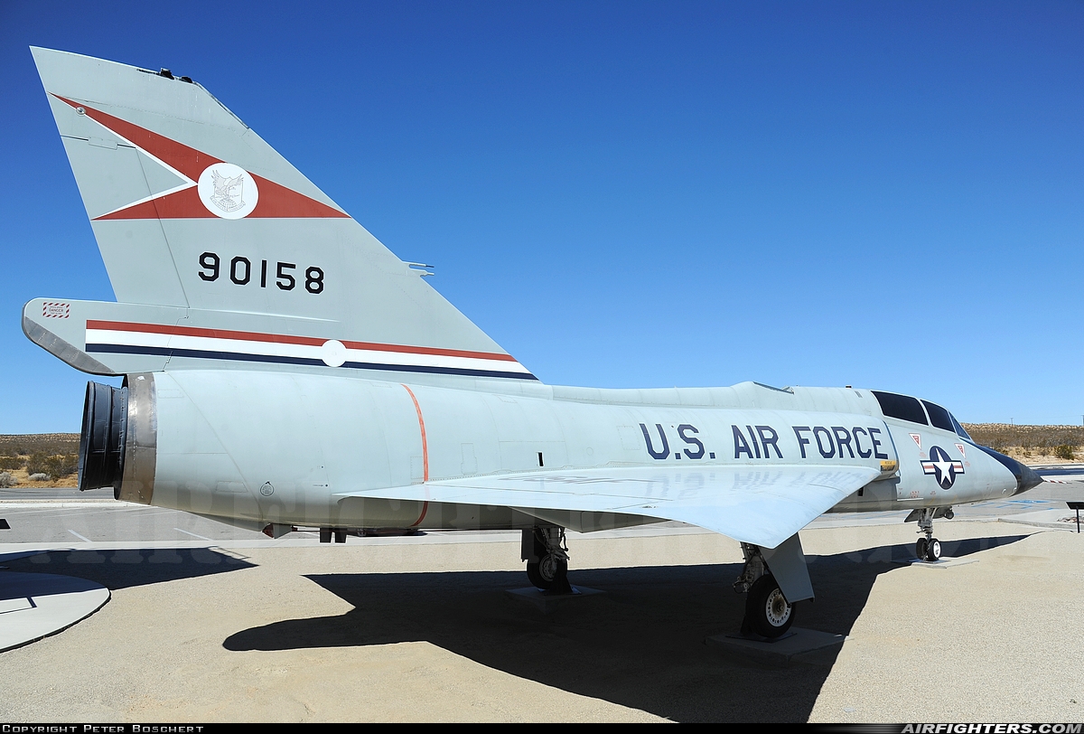 USA - Air Force Convair QF-106B Delta Dart 59-0158 at Edwards - AFB (EDW / KEDW), USA