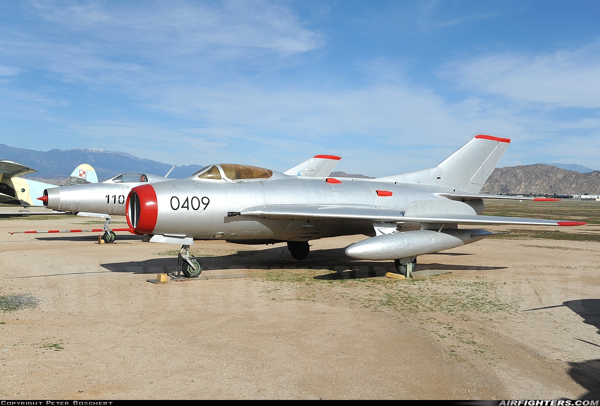 Czechoslovakia - Air Force Mikoyan-Gurevich MiG-19S 0409 at Riverside - March ARB (AFB / Field) (RIV / KRIV), USA