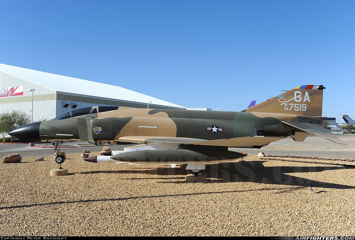 USA - Air Force McDonnell Douglas F-4C Phantom II 63-7519 at Victorville - Southern California Logistics (Int.) (George AFB) (VCV), USA