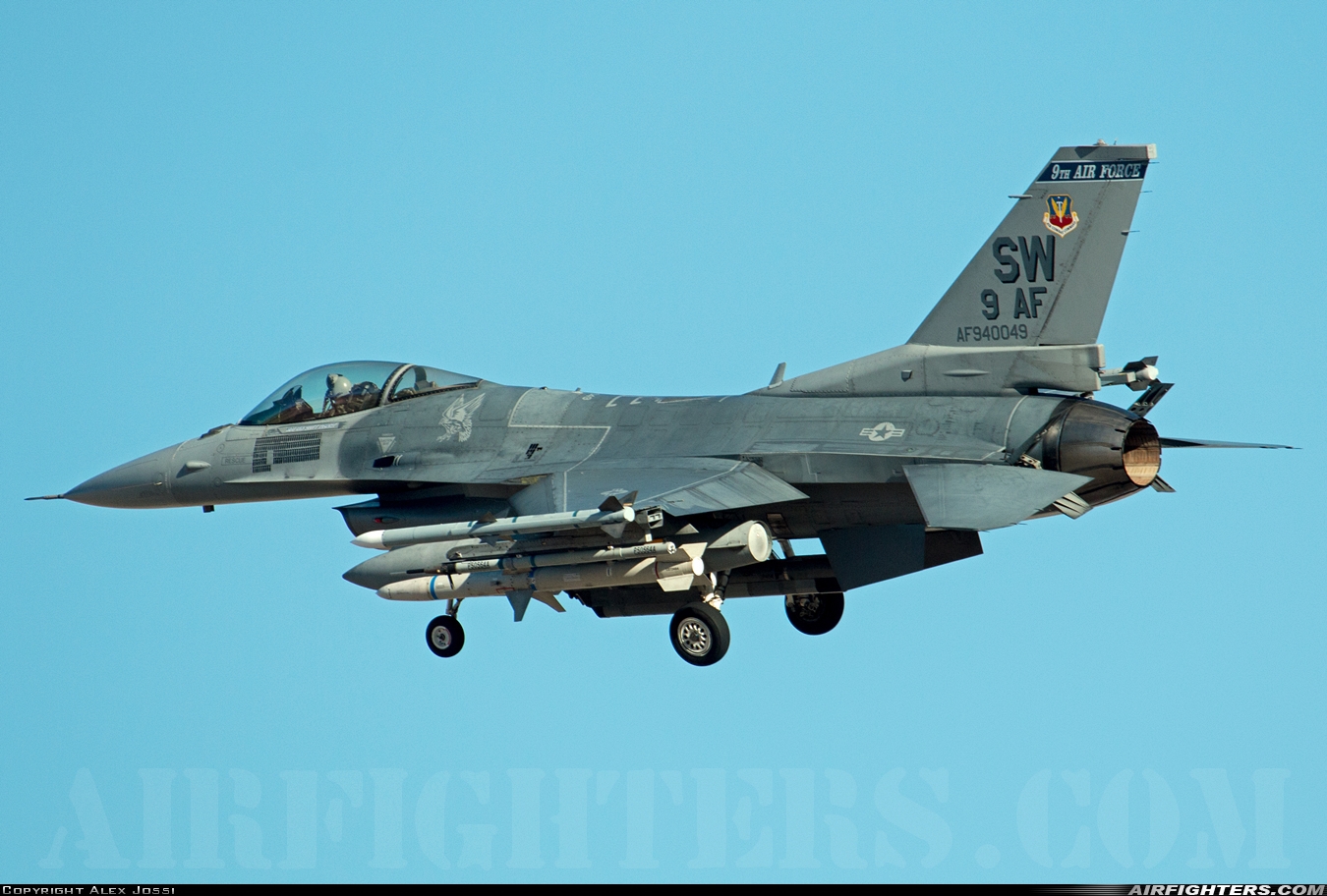 USA - Air Force General Dynamics F-16C Fighting Falcon 94-0049 at Las Vegas - Nellis AFB (LSV / KLSV), USA