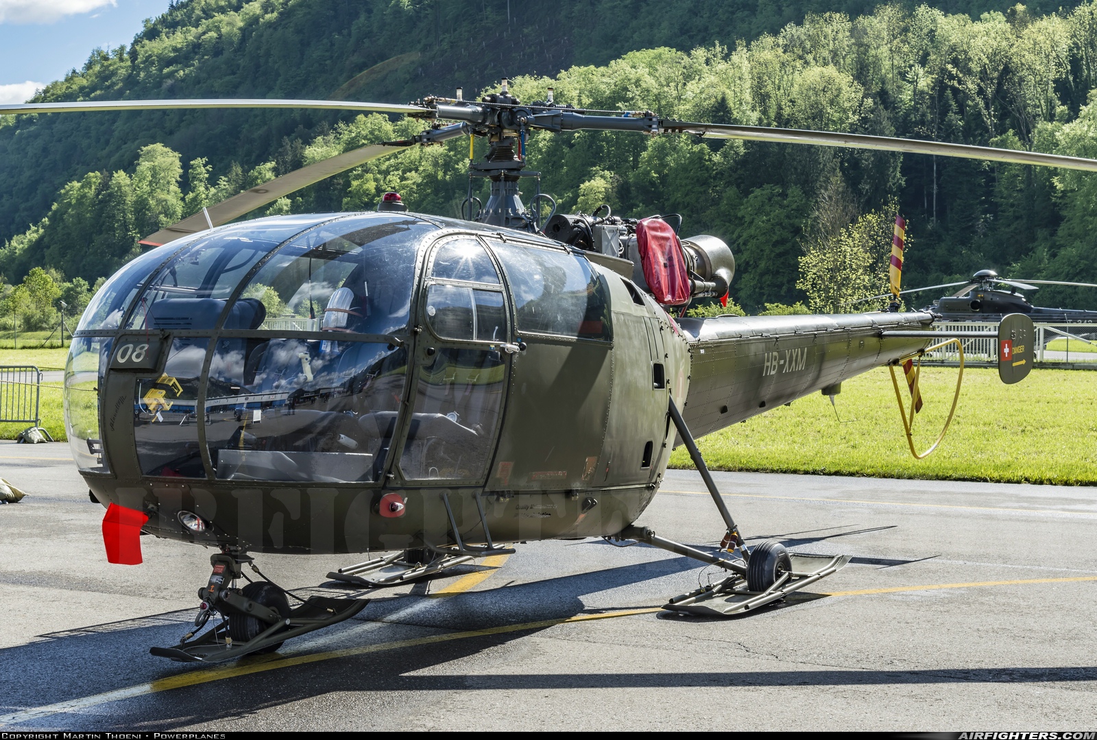 Private Aerospatiale SA-316B Alouette III HB-XXM at Alpnach (LSMA), Switzerland