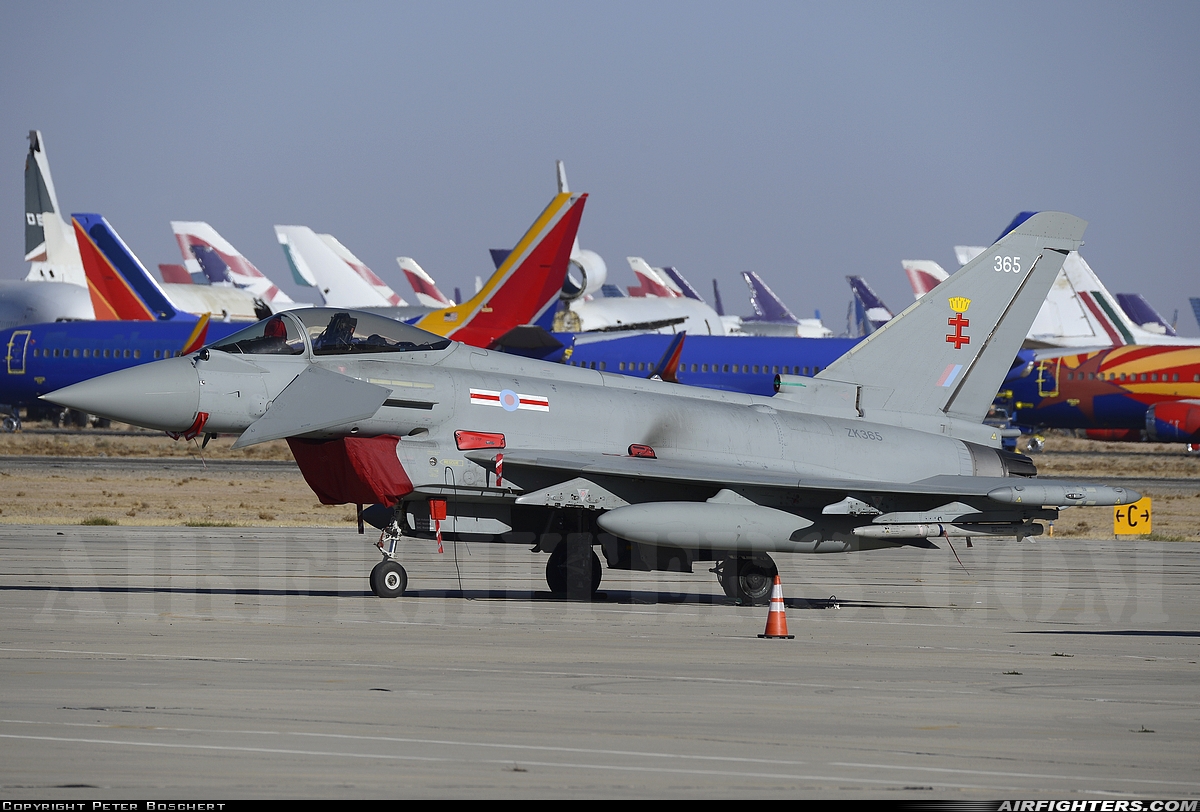 UK - Air Force Eurofighter Typhoon FGR4 ZK365 at Victorville - Southern California Logistics (Int.) (George AFB) (VCV), USA