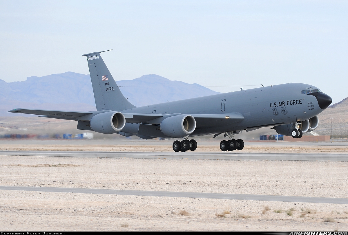 USA - Air Force Boeing KC-135R Stratotanker (717-148) 63-8000 at Las Vegas - Nellis AFB (LSV / KLSV), USA