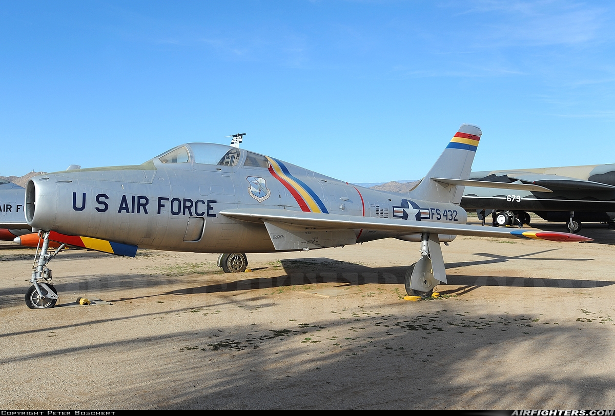 USA - Air Force Republic F-84F Thunderstreak 51-9432 at Riverside - March ARB (AFB / Field) (RIV / KRIV), USA
