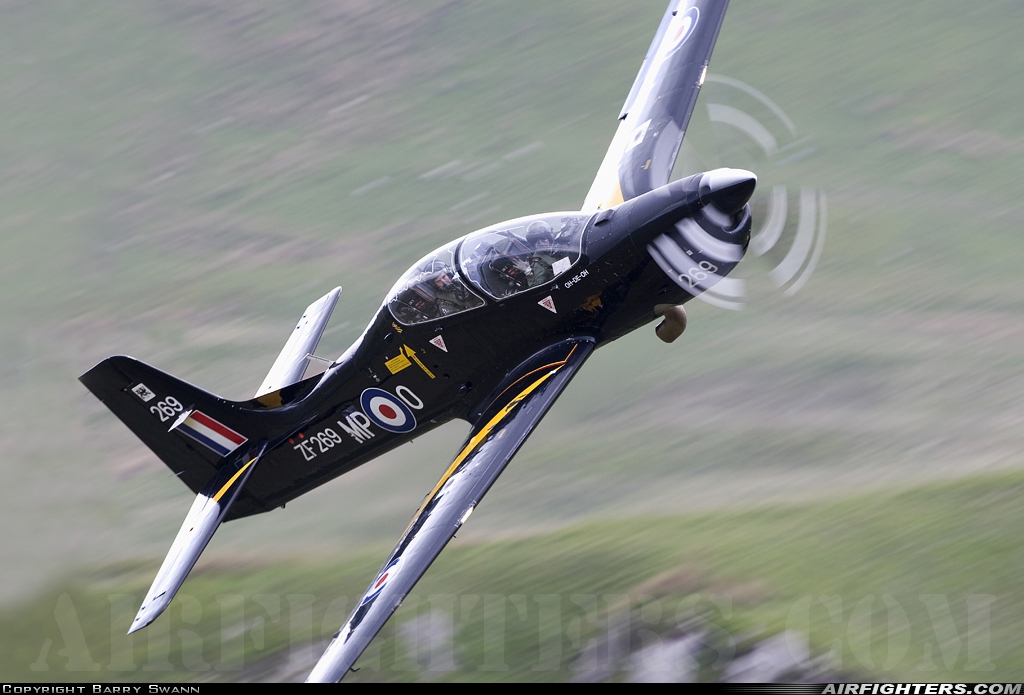 UK - Air Force Short Tucano T1 ZF269 at Off-Airport - Machynlleth Loop Area, UK
