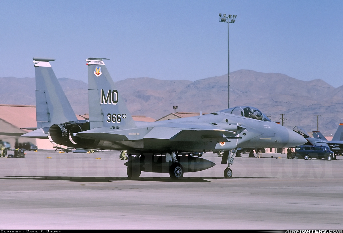USA - Air Force McDonnell Douglas F-15C Eagle 86-0150 at Las Vegas - Nellis AFB (LSV / KLSV), USA